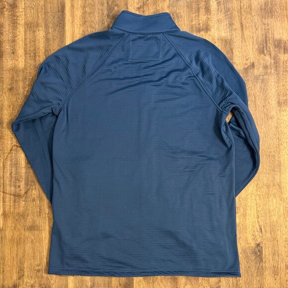 5.11 Tactical Men’s Stratos 1/4 Zip Waffle Midlayer Fleece Long Sleeve Blue Sz M - Picture 11 of 11